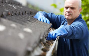 cleaning and inspecting St James South Elmham roofs